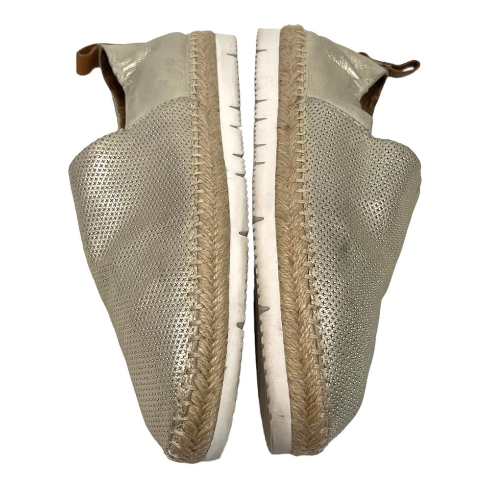 Gentle Souls Lara A-Line Sport Leather Gold Slip On Comfort Espadrilles Womens 9 - Picture 9 of 13